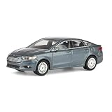 Greenlight 1/64 2013 Ford Fusion SE, Gray, Rick's Auto Sales, LP Diecast Exclusive 51623