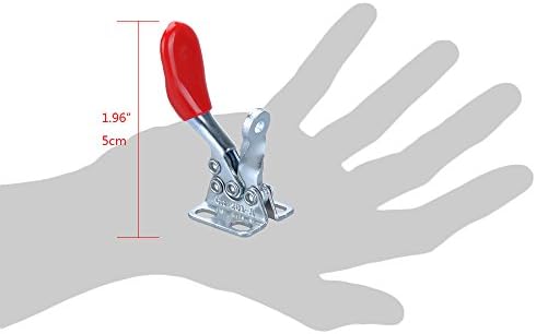 IMAGINE New 4PCS Hand Tool Toggle Clamp 201A Antislip Red Horizontal Clamp 201-A