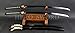 Handmade Kill Bill Katana Set 2 Swords Japanese Samurai Sword Traditional Clay Tempered T1095 High Carbon Steel Katana Set Real Razor Sharp Combat Ready