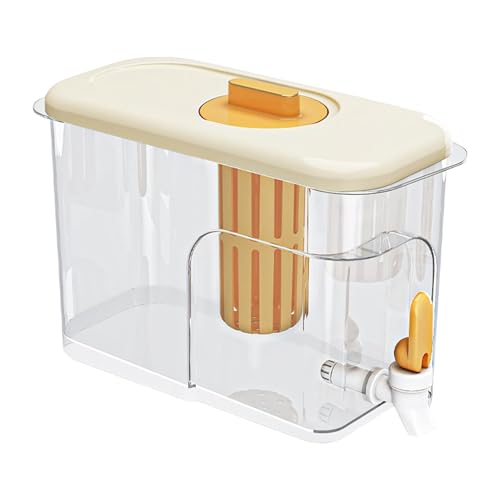 Dispensador de agua para nevera de 4L: tanque transparente y reutilizable con grifo 2