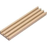 POPETPOP Domino Spielbrett aus Dichtem Holz mit Rutschfestem Sockel und Übersichtlicher...