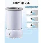 Automatic Dog Paw Cleaner for Dogs，Electric Dog Foot Paw Washer Cup and Massager，2 Speeds for Thorough Cleaning and USB Rechargeable,Pet Paw Feet Cleaner for Small Medium Dogs Cats (White) - Image 5