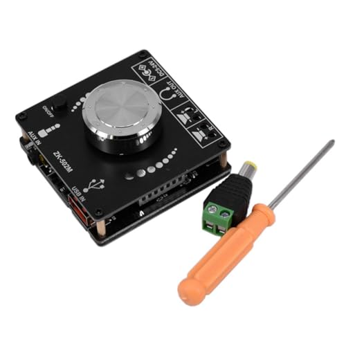 Qerwsdty Carte D'Amplificateur Bluetooth -502H 50 W + 50 W avec Puce TPA3116D2, Module Audio Double Canal