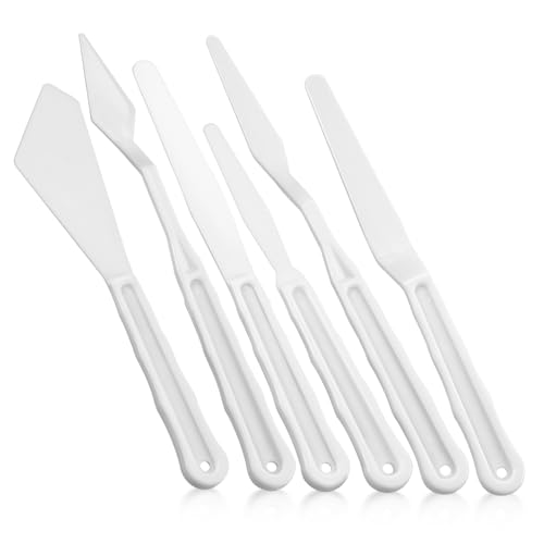 UTHCLO 1set Spatole Per Pittura Per Miscelazione Colori e Tecniche Artistiche Strumenti Versatili Per Pittori Di Ogni Facile Da Pulire e Maneggiare Con Comfort