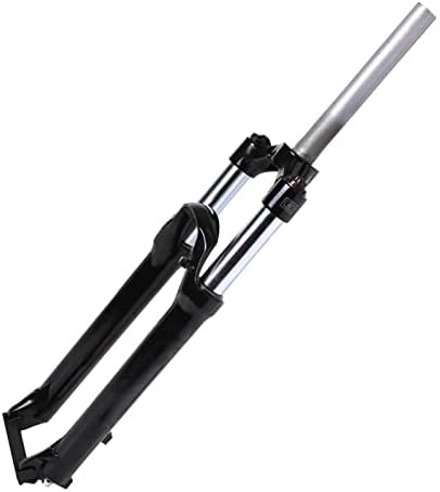 SLDMJFSZ Air Suspension Fork 26/27.5/29" for Mountain Bike Air Downhill Rappelling Shock Absorber Straight Tube Ultralight Bicycle Fork,Black,29 inch