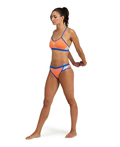 ARENA Performance Icons Maiô feminino de duas peças com costas cruzadas MaxLife Biquíni para treinam