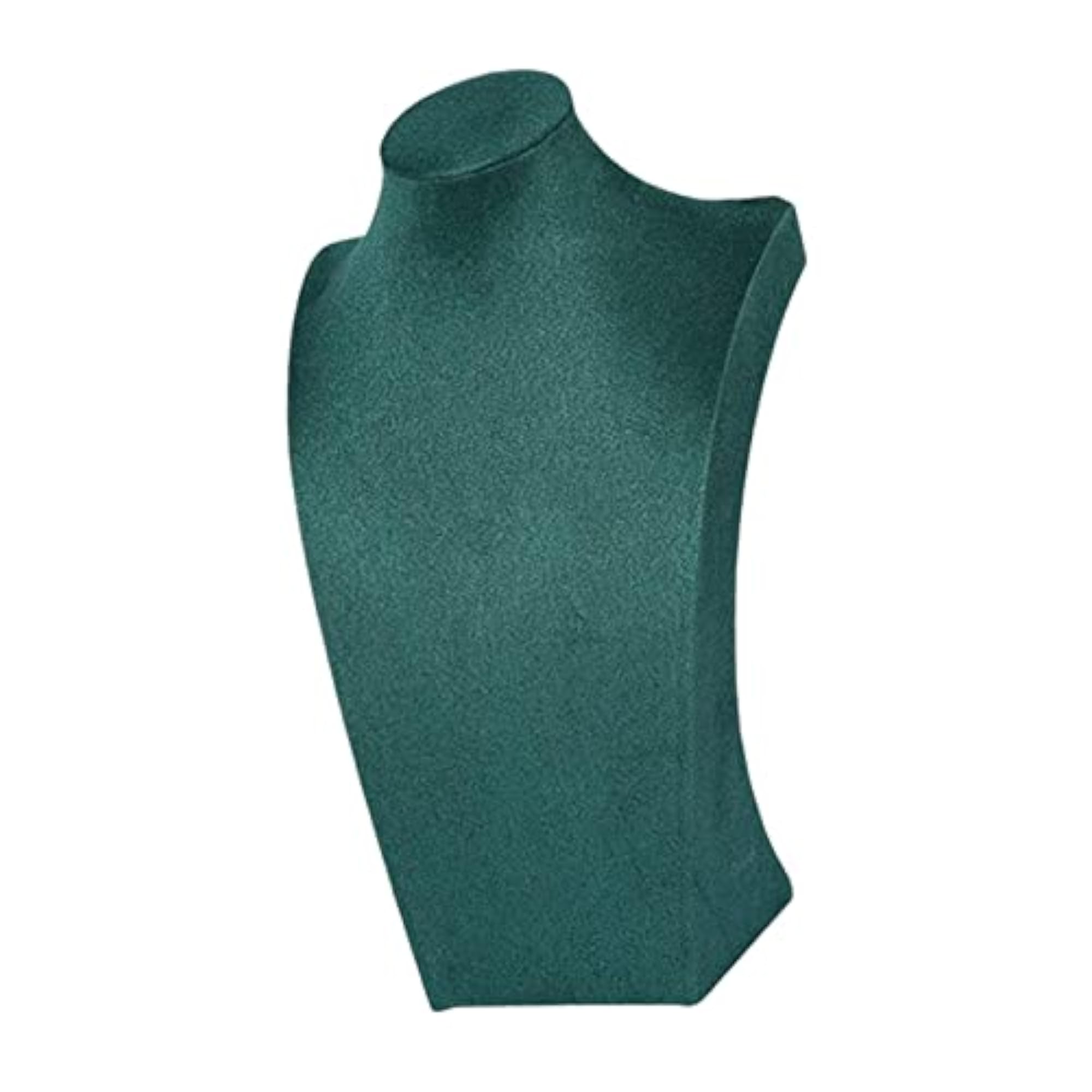 Necklace Pendant Chain Display Mannequin, Dark Green