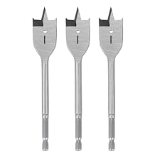 1 inch Wood Spade Drill Bit Wood Paddle Flat Bit 3 PCS