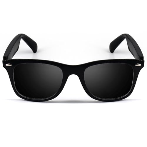 Smart Glasses for Men Women, Open Ear, UV Protection, Polarized Bluetooth Sunglasses with Mic Speakers, Touch & Voice Assistant Compatible - Up to 6 Hrs Battery, Smart Sunglasses for outdoor