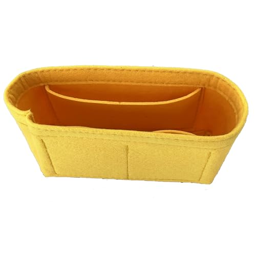 Image of Women Bag Organiser Organizer Insert for Backpack Tote Large Inner Bag In Bag (Yellow)