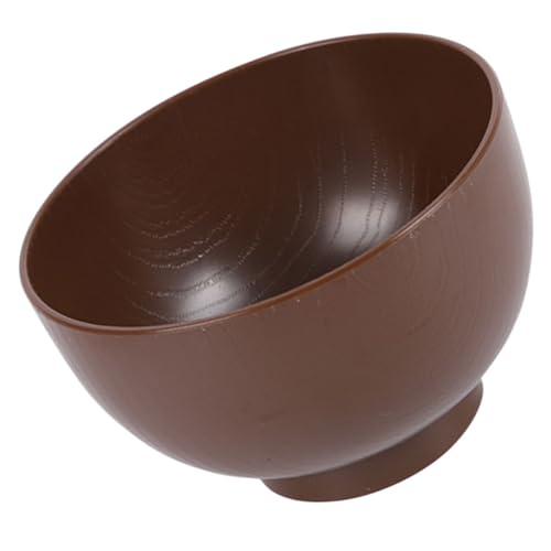 STOBAZA Bol Japonés para Sopa y Arroz con Diseño de Madera Pequeño y Reutilizable Cuenco para Cocina y Ramen para Reuniones y Comidas Variadas
