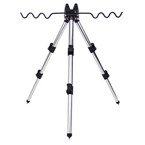 Fishing Rod Rest Fishing Rods Support Sea Fishing Tripod Multi-Function Tripod Poles Holder Telescopic Fishing Rod Stand for Sea Beach Shore Pier Tackle.