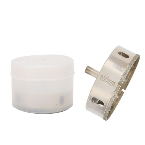 Broca diamantada para perforar cerámica, porcelana, vidrio y mármol, diámetro 95 mm, marca Mavaol miniatura 1