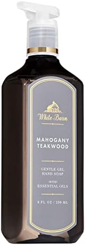 Bath and Body Works MAHOGANY TEAKWOOD Gentle Gel Hand Soap 8 Fluid Ounce