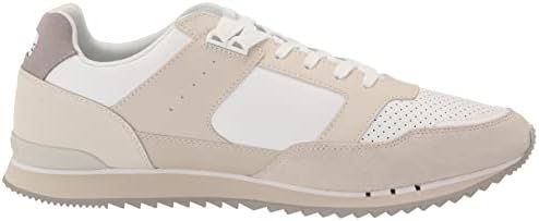 Lacoste Men's Partner Piste Sneaker, White/White, 12 | Image 5