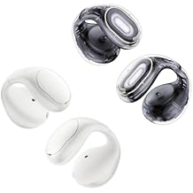 soundcore C30i by Anker, Open-Ear Earbuds, Clip-On Headphones, Black and White, Lightweight Comfort, Small-Ear Friendly, Stable Fit, Firm-Shell Design, Attachable Ear Grips,Big Drivers for Clear Audio