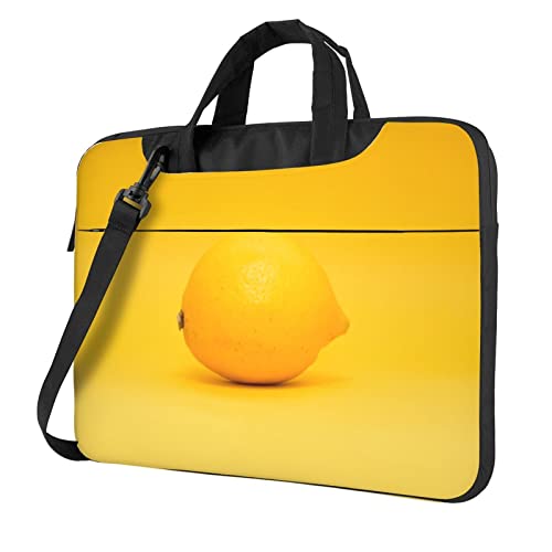 Sacoche ordinateur portable jaune pour 13 à 15.6 pouces avec bandoulière