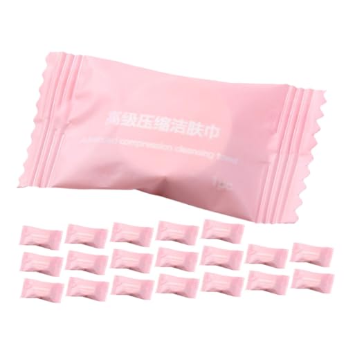 ELAYARD 20個 使い捨て圧縮タオル 旅行 出張用携帯便利 高吸収速乾 不織フェイスタオル ソフト洗顔対応