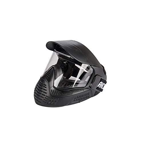Lancer TacticalFull Face Airsoft Mask with Visor Black