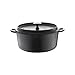 Berndes Casseruola con Coperchio in Ghisa Nera, 28 cm, Cast Iron, Nero