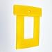 Mario Warp Pipe Single Light Switch Wall Plate Cover - Handmade Video Game Room Decor Geek Gamer Bedroom Living Room (Yellow Glow in the Dark - GFCI Single Rocker Cover 1-Gang Duplex)