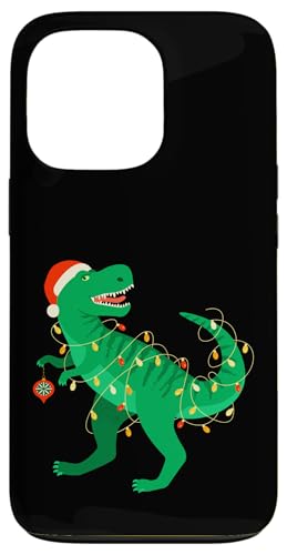 Funny T-Rex Dinosaur, Christmas New Year Holiday Present Fun �X�}�z�P�[�X iPhone 13 Pro �p