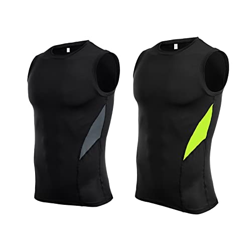 Débardeur de compression musculation pour courir et s'entraîner en salle