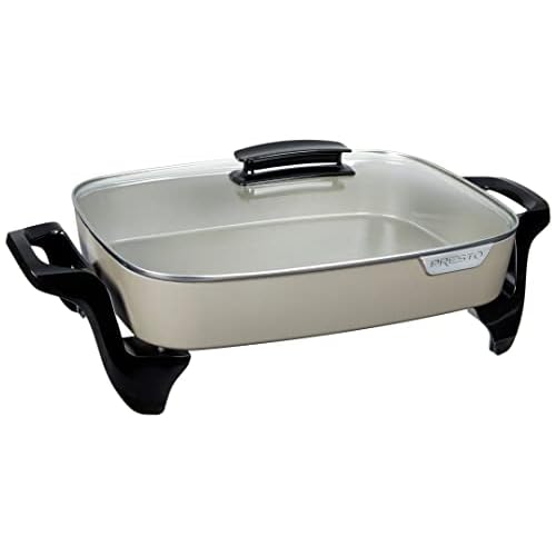 Presto 16-Inch Electric Skillet, Grey Ceramic