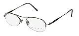 KATA Noa Mens/Womens Designer Half-rim Color Combination Fashion Accessory Eyeglasses/Eyewear (47-19-140, Taupe/Brown)