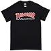Thrasher Magazine Outlined Black Men's Short Sleeve T-Shirt - Medium