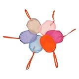 minkissy 6 Stück Pack Seifennetzbeutel aus Hautschonendem Netzgewebe Schnelltrocknend Doppelseitiges Schaumnetz für Dusche und Reisen