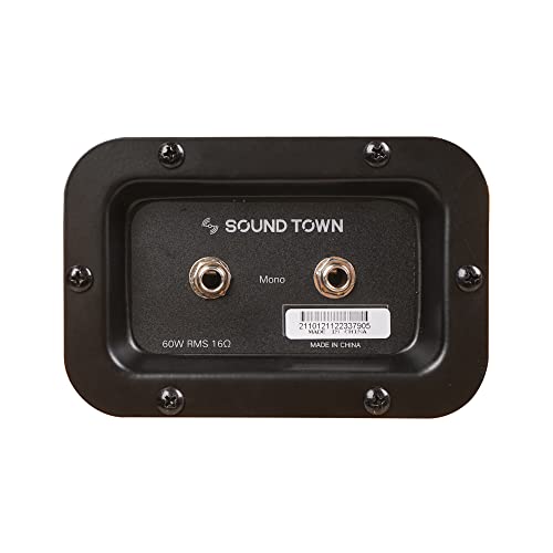 Sound Town 1 X 12" Empty Guitar Speaker Cabinet, With Birch Plywood Construction, Orange Tolex, Wheat Cloth Grill, Compatible With Celestion/Eminence Speakers (Guc112Or-Ec) #TOP4