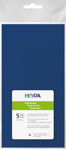 Heyda 203310538 - Papel de seda (50 x 70 cm), color azul oscuro