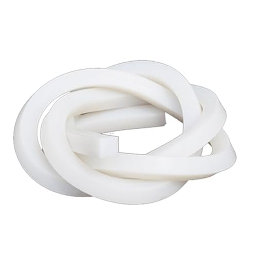 Tira de sellado de silicona sólida cuadrada, resistente al calor, 10 m, for aislamiento acústico del hogar (15 x 15 mm)(4x4mm)