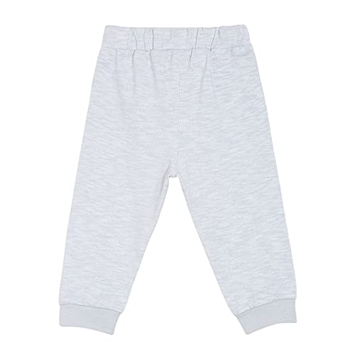 Image of miniklub Boys Orange & Grey Printed T-Shirt With Trousers