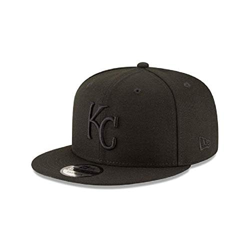 New Era Kansas City Royals MLB Basic Snapback Black on Black 950 Adjustable Cap miniatura 3