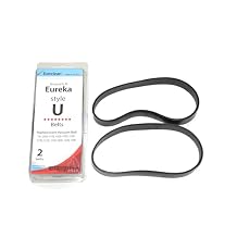 Everclean Vacuum Cleaner Replacement Belts for Eureka Type U - 2 Pack