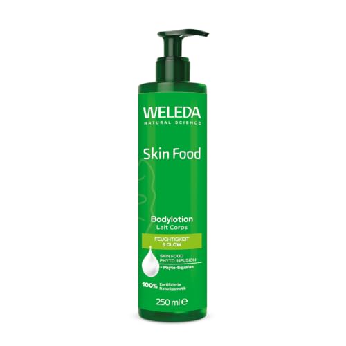 Weleda - Skin Food Leche Corporal Hidratante 250 ml | Pensamiento silvestre, hidrata y da elasticidad, leche corporal, todo tipo de piel, 100% natural, vegano, diario