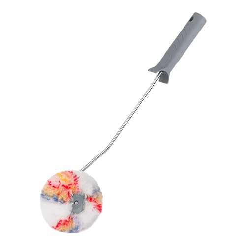 Mivos - Corner Roller for Corners with Bracket - Inner Roller - Paint Roller - Suitable for Dispersion, Latex and Acrylic Paints - Corner Roller