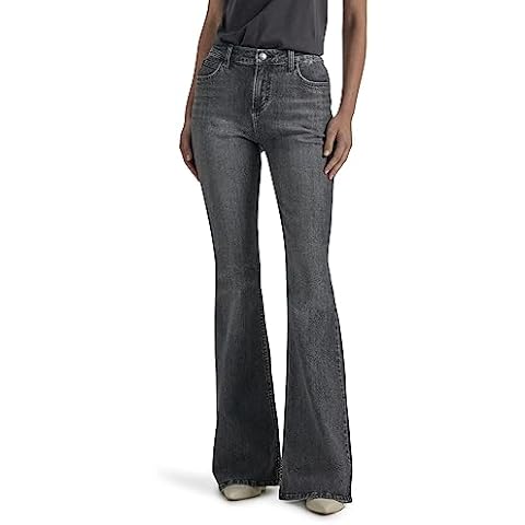Lee Women's Mid Rise Flare Jeans Cover