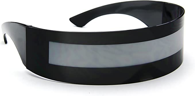Image of Futuristic Shield Sunglasses Monoblock Cyclops 100% UV400