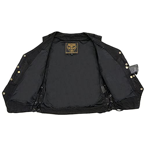 Milwaukee Leather Women's Premium Denim Motorcycle Rider Vest | MDL4