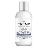 CREMO - Cooling Post Shave Balm For Men - Refreshing Mint Formula - 118ml - Fights Razor Burns