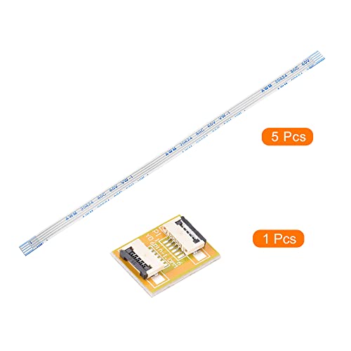 Kit conector extensión PCB 4 pines y cable plano flexible miniatura 3