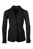Haute qualité HKM Alison Veste de Concours, Noir, 12-13 Ans Fille