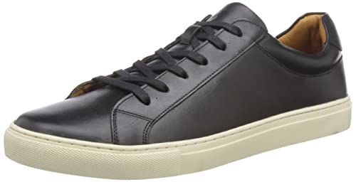 Hush Puppies Homme Colton Basket, Noir, 44 EU