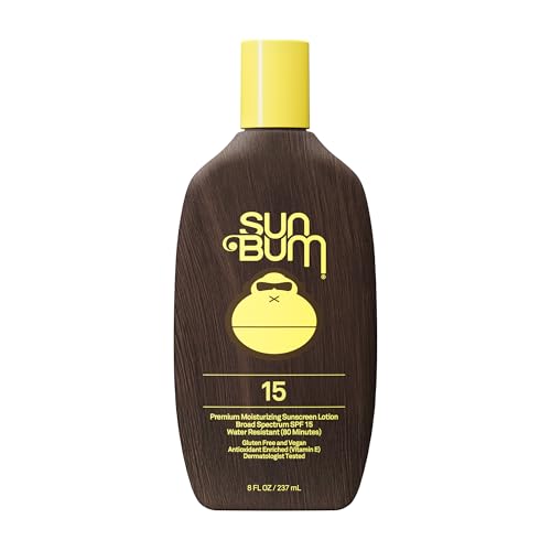 Image of Sun Bum Original SPF 15 Sunscreen Body Lotion - Broad Spectrum Moisturizing Sunscreen with Vitamin E - Hawaii 104 Act Compliant (Made without Octinoxate & Oxybenzone) - 8 oz