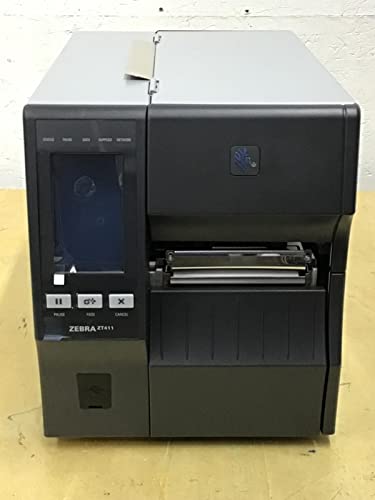 ZEBRA ZT411 Thermal Transfer Industrial Printer 203 dpi Print Width 4 Inches Features Serial, USB, Ethernet, and Bluetooth Connecting Options ZT41142-T010000Z