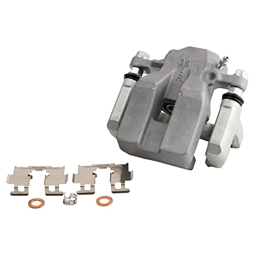 Image of TRQ Rear Right Brake Caliper w /Bracket Passenger Side