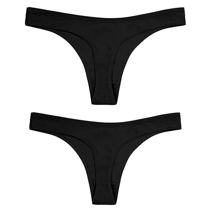 map deal Women's Cotton Low Waist Seamless Thong Panty Combo (GB) Pack of 2-picture-43